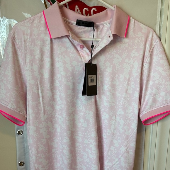 G/FORE Other - G/FORE Light Pink Polo with Neon Pink Trim